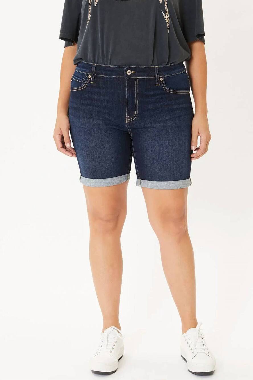 NEW BOBI another day in paradise jean short - plus in blue